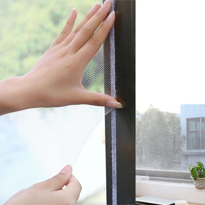 Fliegen-Moskitonetz für Betthimmel Fenster Zuhause Insektennetz Transparenter Vorhang Umwandelbares Sofa Türschutz Haushaltstextil Garten