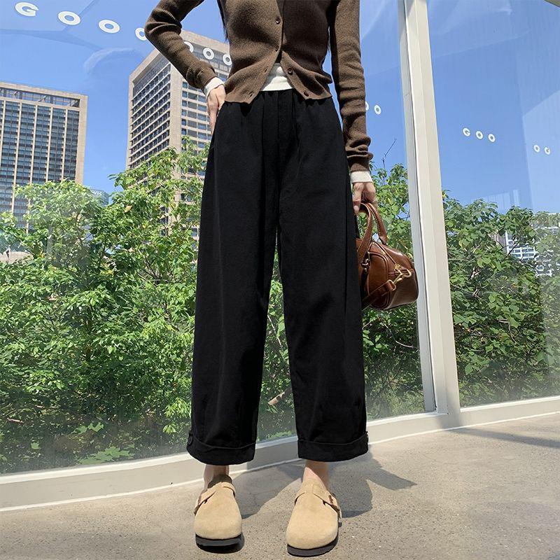 

Plus Size Quick Dry Summer Crop Harem Pants for Pear-Shaped Women - 2026 Style M (Suggested 80-100 jin)