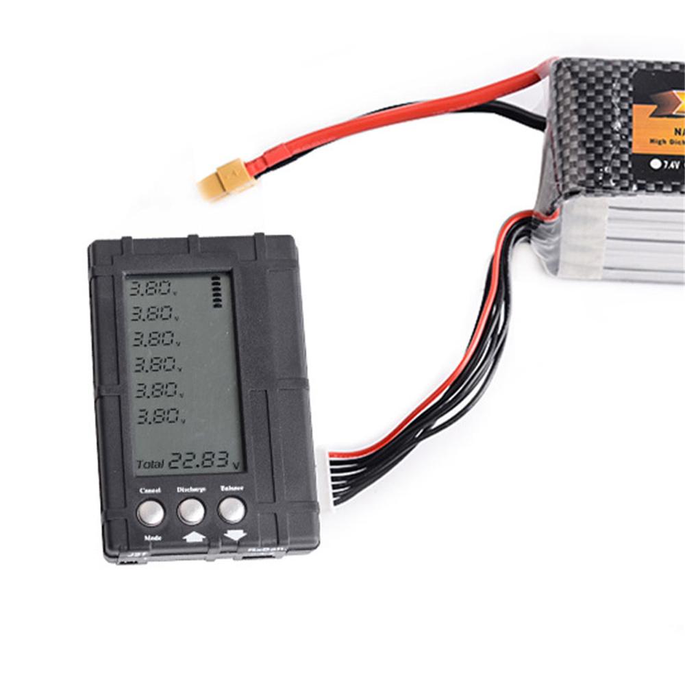 

3 in 1 2-6S Li-Po/Li-Fe Battery Balancer Voltage Tester Display For RC FPV Drone