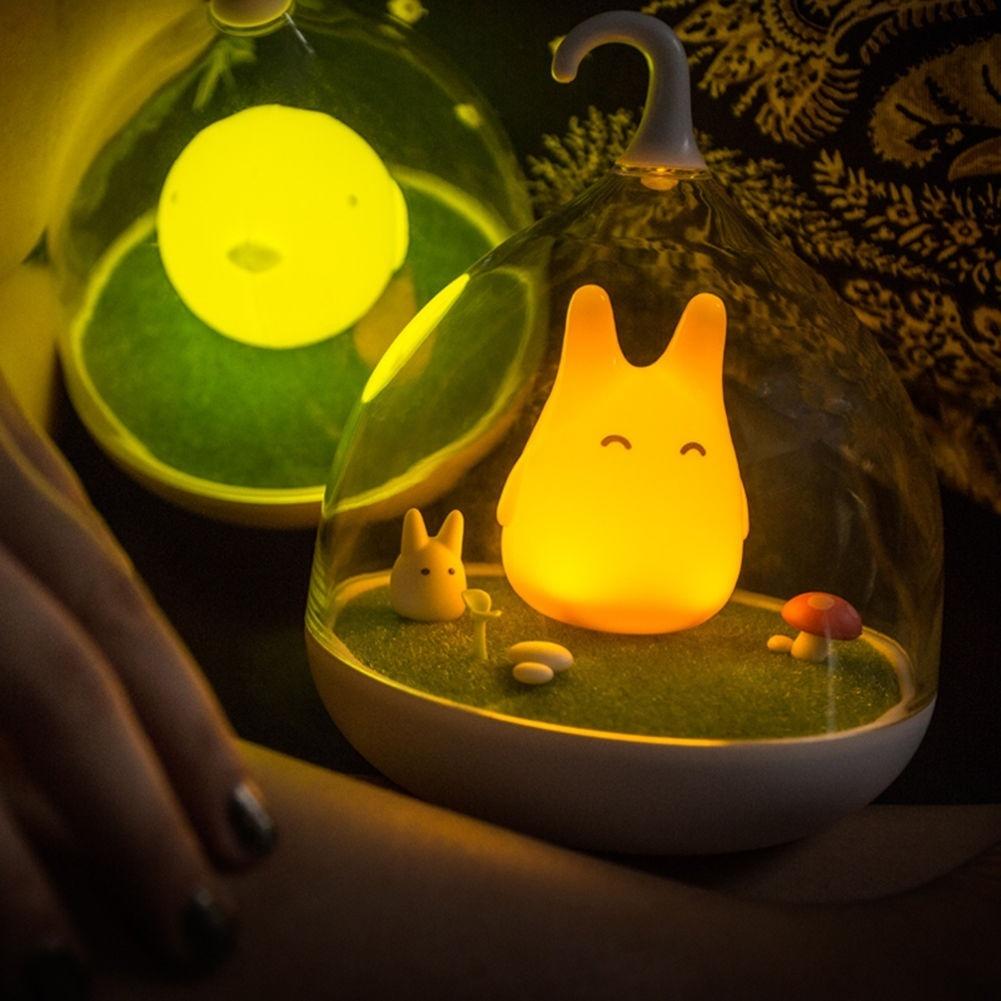 

Cute Animal Portable Touch Sensor Usb Led Baby Night Light Bedside Lamp Lamp Wall 140*140*170mm помаранчевий