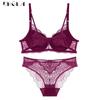 DKGEA Sexy Underwear Set Women Lace Brassiere Push Up Bra