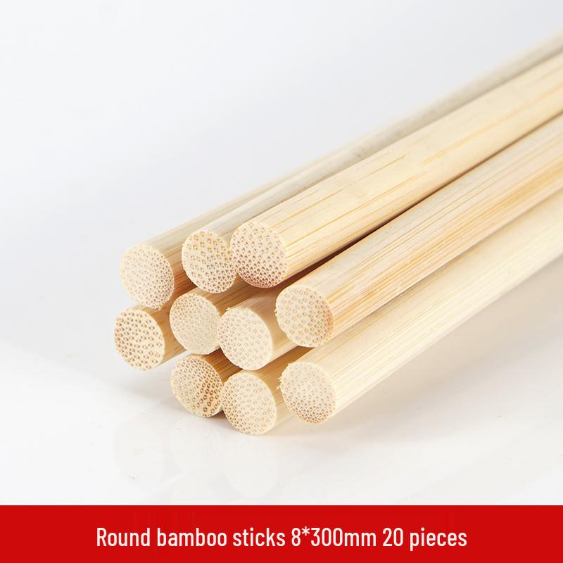 Bamboo and Wooden Craft Sticks: DIY Model Strips and Slices