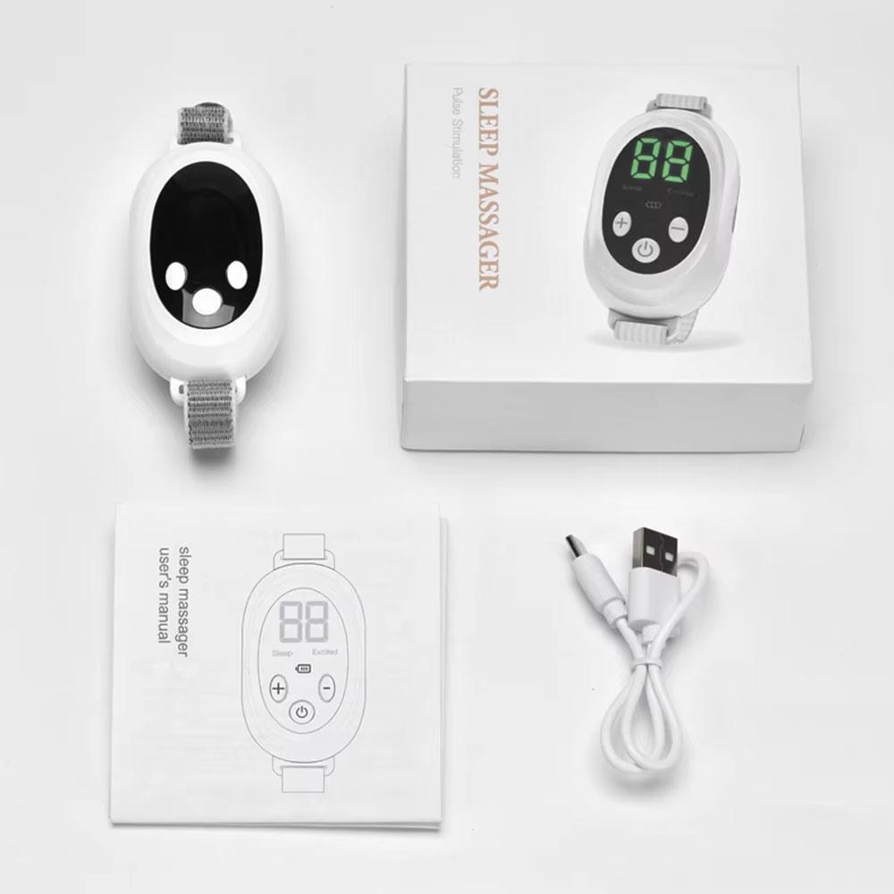 Smart Handheld EMS Pulse Sleep Massager - Portable Insomnia Relief, Stress Reduction & Home Use
