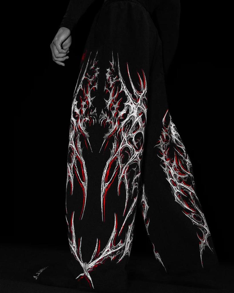 Breathedivinity Herren Europäische Fitness-Jogginghose - Lässige Gerade Hose mit Aufdruck