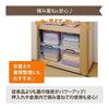 IRIS OHYAMA Storage Box, Costume Case, with Lid, Durable, Sturdy, Large, Carry, Width 44 X Depth 74 X Height 35 Cm, Navy, Clear