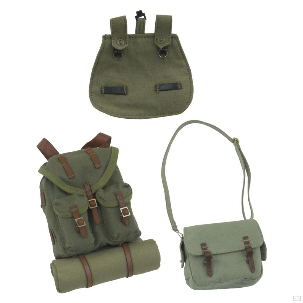 1/6 Bag Model Handbag Educational Fashion Pretend Mini Sundries Accs for 12 inch Dress up