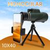 80X100 HD Télescope Monoculaire Puissant Jumelles Portables Télescope Longue Portée Chasse Camping Avec Camping en Plein Air Voyage
