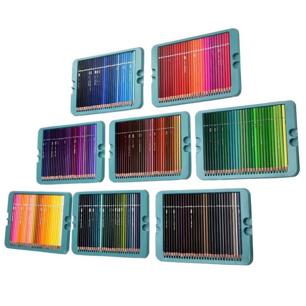 Hand Painted Colored Pens 240 Colors Oily Colored Pencils Brushes Painting Sets Art Supplies