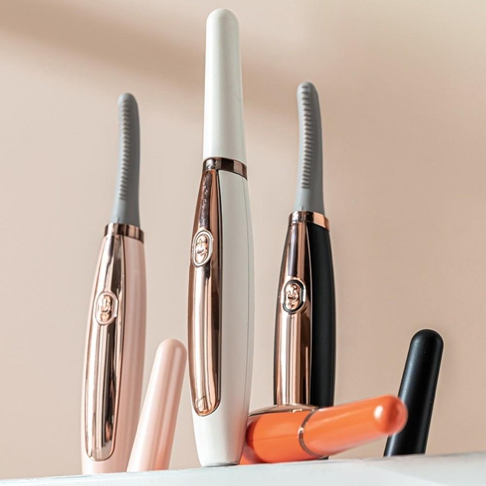 USB Port Rechargeable Heated Eyelash Curler Portable, Eyelash Curling Machine for All Eye Shapes