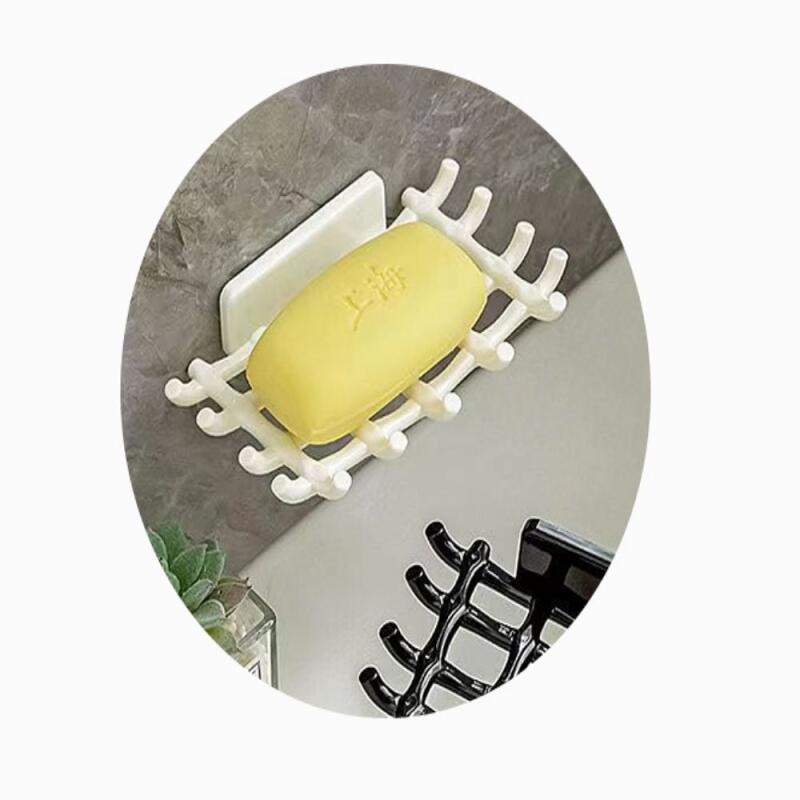 Gray Leaf Soap Hanger