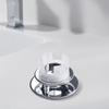 33*11.8mm Hole Overflow Cover Bathroom Basin Round Silver