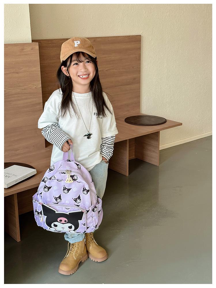 New Cartoon Lightweight Kids' Backpack - Cute Double Shoulder Bag for Boys and Girls