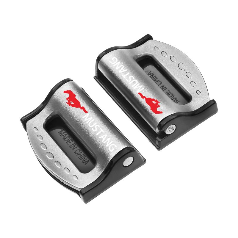 2Pcs Car Safety Seat Belt Buckle Clip Seatbelt Stopper Adjuster Clip For Ford Focus Mondeo Kuga Fiesta MK7 Escort Explorer Edge 2 4 MK2 MK4