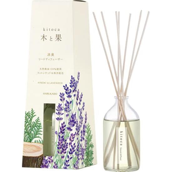

Harukado Wood and Incense Cypress Lavender Reed Diffuser Deodorant Fragrance Made in Japan Individual packaging Width 80 x Height 227 x Depth 80 &