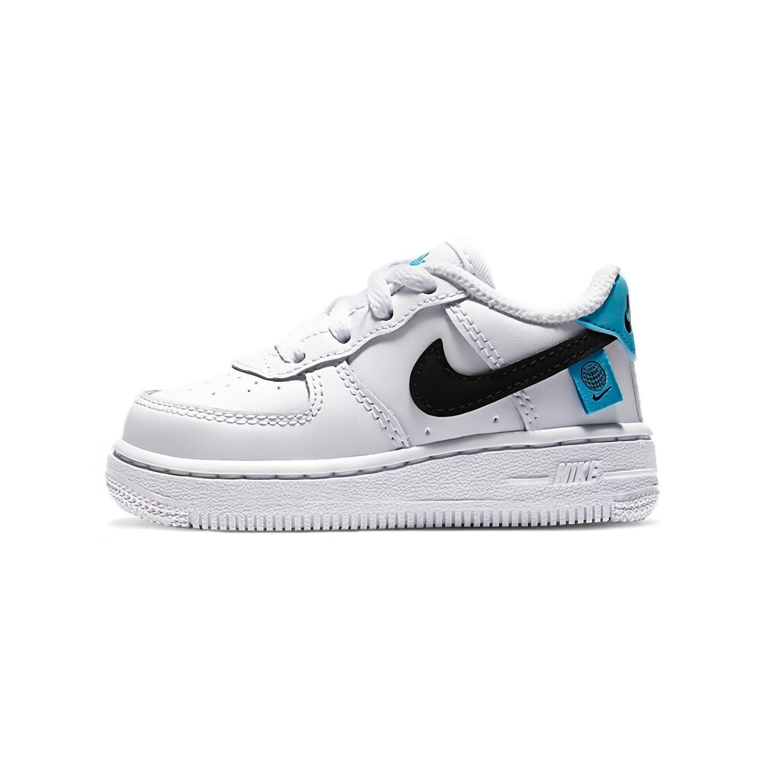 

Nike Низкие кеды Air Force 1 Worldwide для скейтбординга Белый Черный Синий Младенец и Малыш 23.5