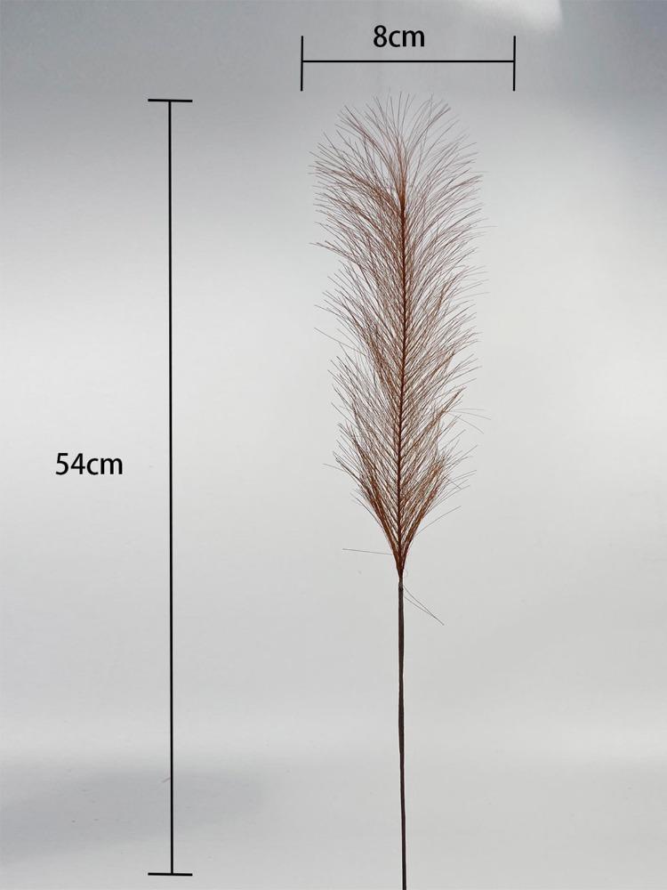 20Pcs Artificial Pampas Grass 54cm Large Artificial Fluffy Reed Fake Flower Feather Arrangement for Floor Vase Boho Farmhouse Home Wedding Decor