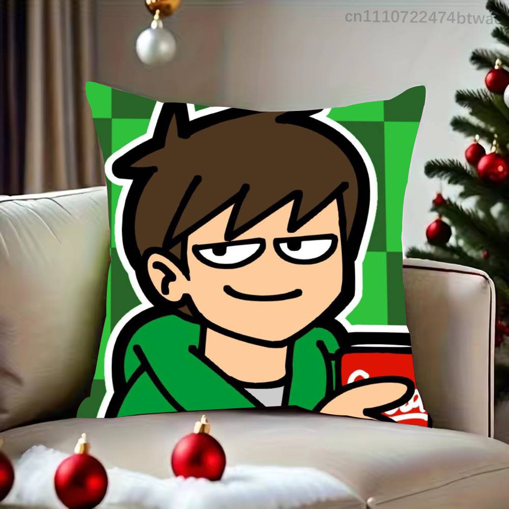 EEddsworld TTord Edd Pillow Case For Living Room Bedroom Hotel Pattern Printed Cushion Cover Decorations and Protector
