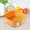 Durkslag Skål Silar Kök Frukt Tvätt Avtagbar Sikt Behållare för Grönsaker Blandning