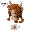 Creative Hobby for Adults Animal Hood Hat Crochet Kit, DIY Earflap Easy Supplies Cute Craft Kit Beginners, Handmade Winter Headwear