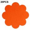20Pcs Flower Pot Inner Bottom Mat Prevent Soil Leakage Flower Shape Plant Pot Bottom Hole Pad