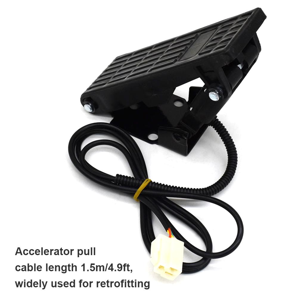 Electric Bicycle Accelerator Pedal 3 Pin Solid Color Throttle Accessories