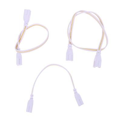 5Pcs Flexiable Double End 3Pin Led Tube Connector Cable Wire T4 T5 T8 Extension Cord For Integrated Led Tube Light Bulb