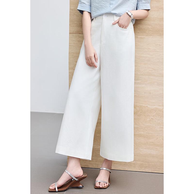 

VICTORIA&VERA Women s Casual Cropped Wide-Leg Pants XL