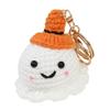 Cartoon Design Crochet Keychain Three-Dimensional Wool Crocheted Handmade Keychain Hand Woven Diy Animal Keychain Women Girls