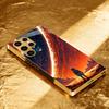 Science Fiction Protective Cover Highend Electroplating Glass PhoneCase for Samsung Galaxy S26 S25 S24 S23 S22 S21 FE,Ultra,Plus