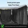 Car Interior Privacy and Sunshade Partition Curtain for Front/Rear Seat – Blackout Heat Insulation for Baby & Middle Seat