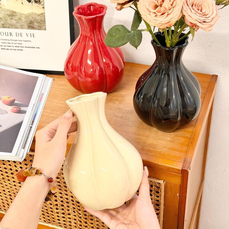 Shangqi French Style Ceramic Pumpkin Vase Set