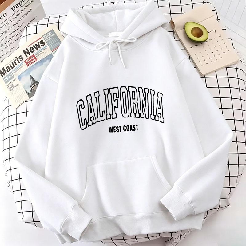 Streetwear Los Angeles Kalifornien Buchstabendruck Hoodies Frühling Lässige Hoodies Sweatshirts Herren Damen Hoodie Sweatshirt