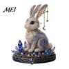 Moon Goddess Craft Mythical Animal DIY Bead Kit for Beginners, 3D Beaded Making with Beading Tutorial Instructions, Unique Designs Glass Beads