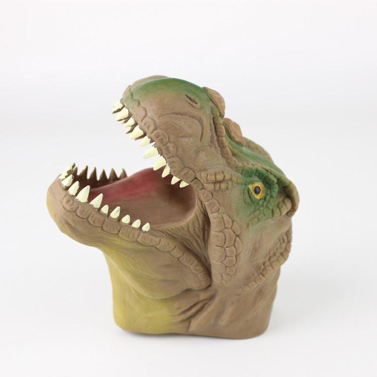 Simulation Tyrannosaurus Doll Role Playing Hand Doll Flexible Glue Dinosaur Doll Toy