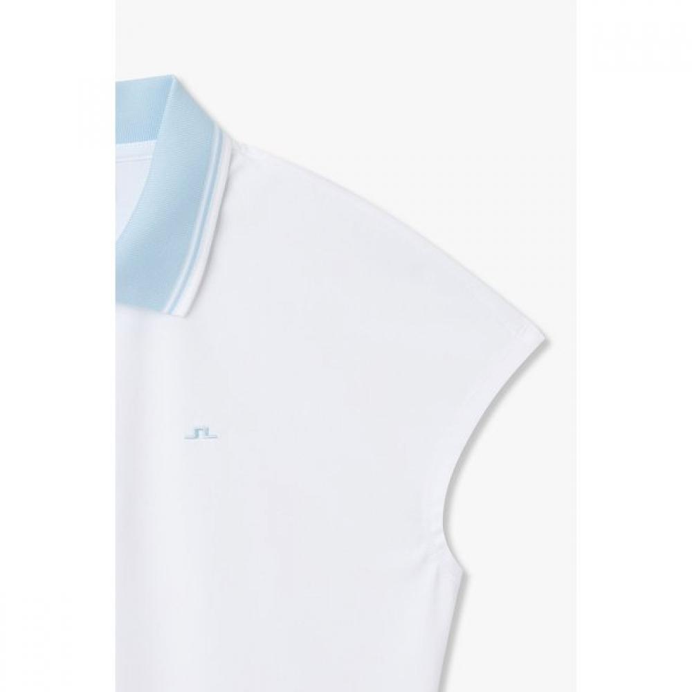 J.lindeberg 26 S S Women Golf Polo Jenna Pique