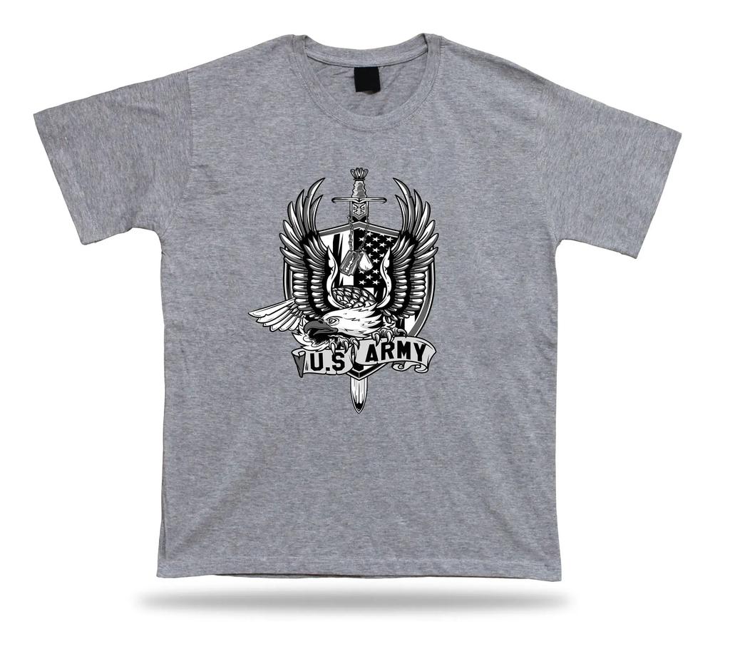 Eagle U.S Army Strength Unity Bravery T-Shirt. Premium Cotton Short Sleeve O-Neck Mens T Shirt New S-3XL