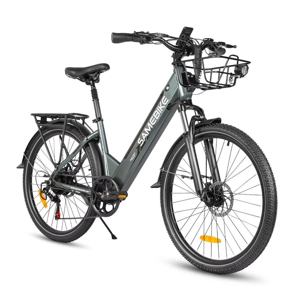 SAMEBIKE New Model RS-A01 Pro-T 36V15AH Removable Battery Electric Bike 26-Inch Tire Commuting Electric Bicycle Daily Commute.