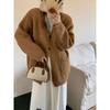 New Loose Lazy Style Large Size Casual Knitted Cardigan Versatile Basic Knitted Top Jacket Women