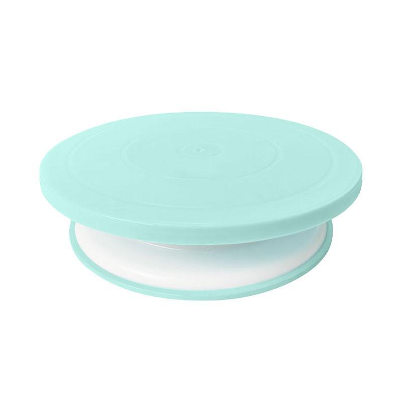 Special Cross-Border Cake Decorating Turntable with Non-Slip Strip - Plastic Rotating Cake Stand Baking Tool
