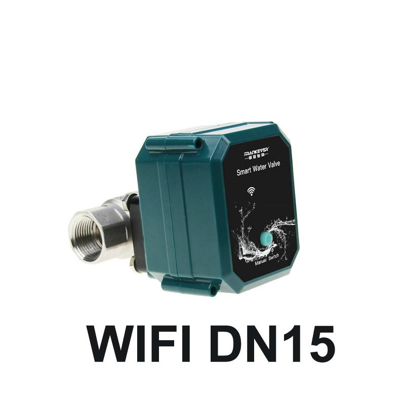 Tuya Zigbee Wifi Valve 0% To 100% Water Open Rate Intelligent Ball Valve Automation Controller Water Leakage Sensor Smart Life Wifi  DN15