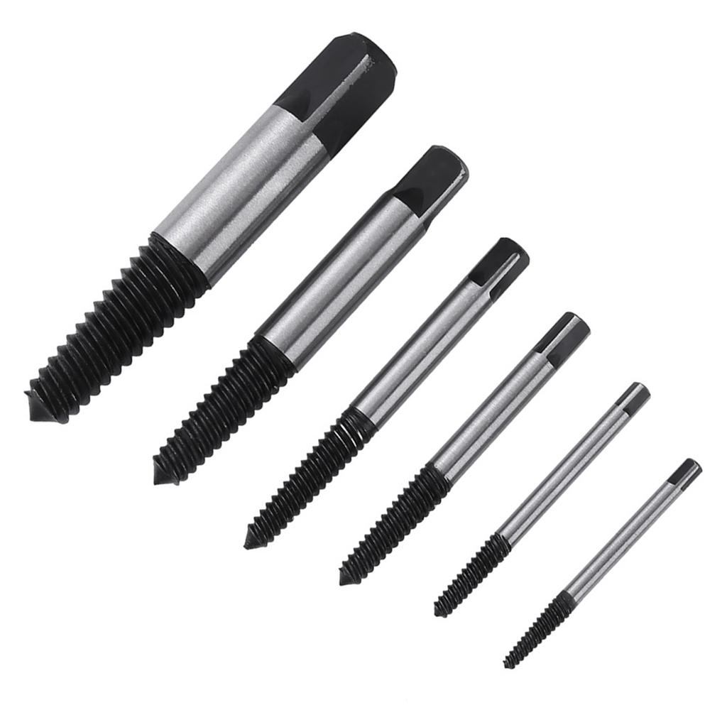 6pcs Practical HSS Damaged Screw Extractor Bolt Stud Remover Set for Household