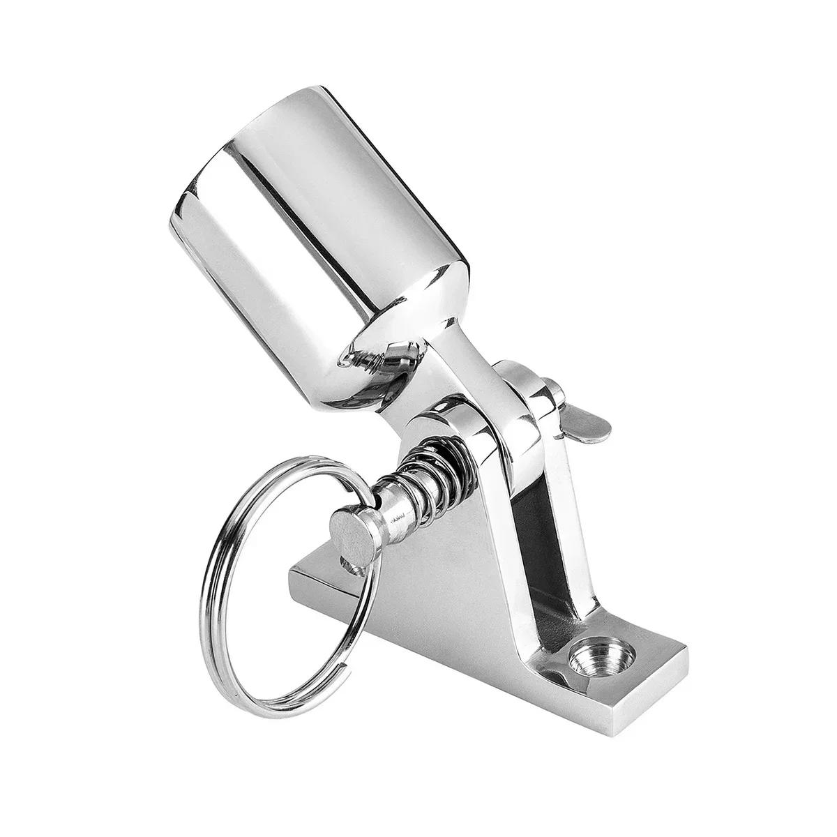 

Boat Bimini Top Eye End Cap Fits 3/4 Inch (19mm) with Bimini Top Deck Hinge, Marine Hardware Bimini Top Fitting