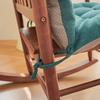 Cotton Linen Thick Cushion Sitting for A Long Time In The Office Protecting The Waist and Backrest Folding Lounge Chair Cushions Anti Slip Seat Mat