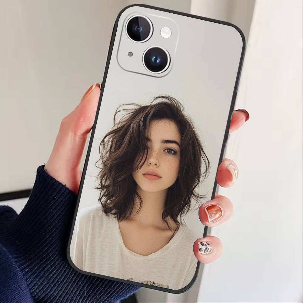 Miss Germany D-JasminSchmid Phone Case For iPhone17,16,15,14,13,12 Plus,Max Soft Silicone Black Cover