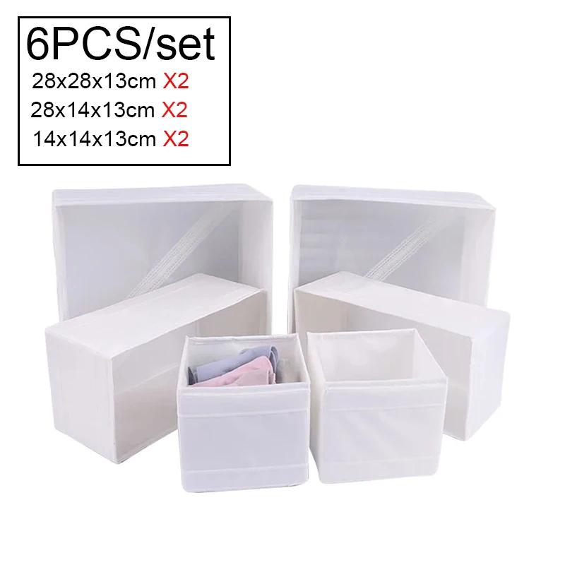 Clothes Organizer Underwear Organizer Box Closet Compartment Storage Containers Oxford Cloth Clothes Bins Drawers Boxes