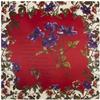 New Arrival  Korean Style Hand Paint Rose Silk Satin Square Scarf  Spring Autumn Women Scarfs Shawls 90*90 cm Scarves
