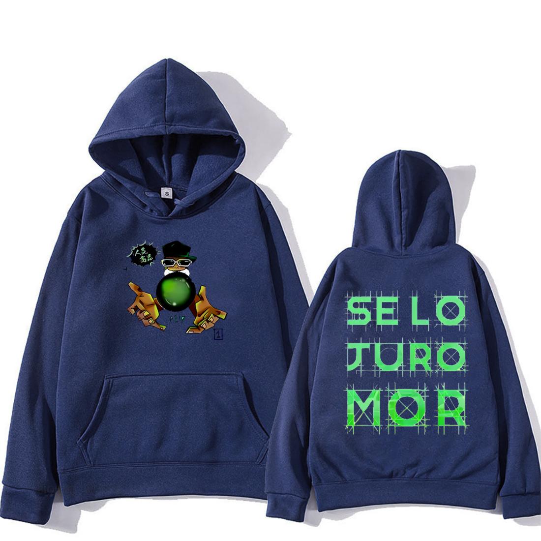 

Rapper Feid Se Lo Juro Mor hip hop Hoodie Men Women s Fashion Aesthetic Funny Feid Ferxxo Clothing Fleece Long Sleeve pullovers 3XL