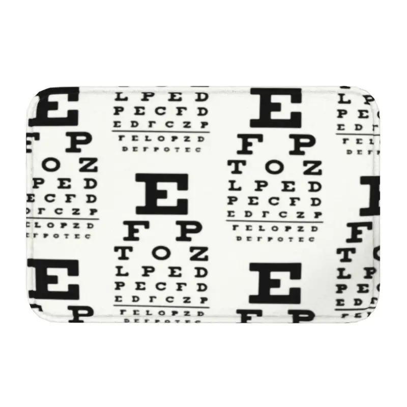 Trendy Optician Glasses Doormat Anti-Slip Bathroom Kitchen Mat Garden Garage Door Floor Entrance Carpet Rug