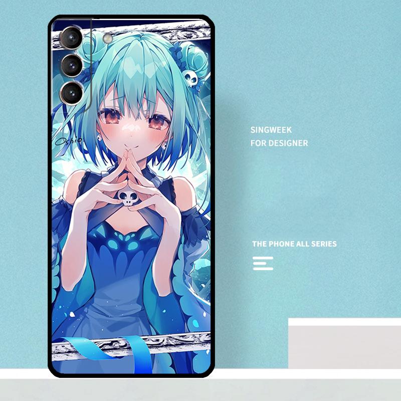 Uruha Rushia Hololive Girl Case For Samsung Galaxy S25 Ultra S20 S21 S22 S23 S24 Ultra S9 S10 Plus S25 FE Phone Cover
