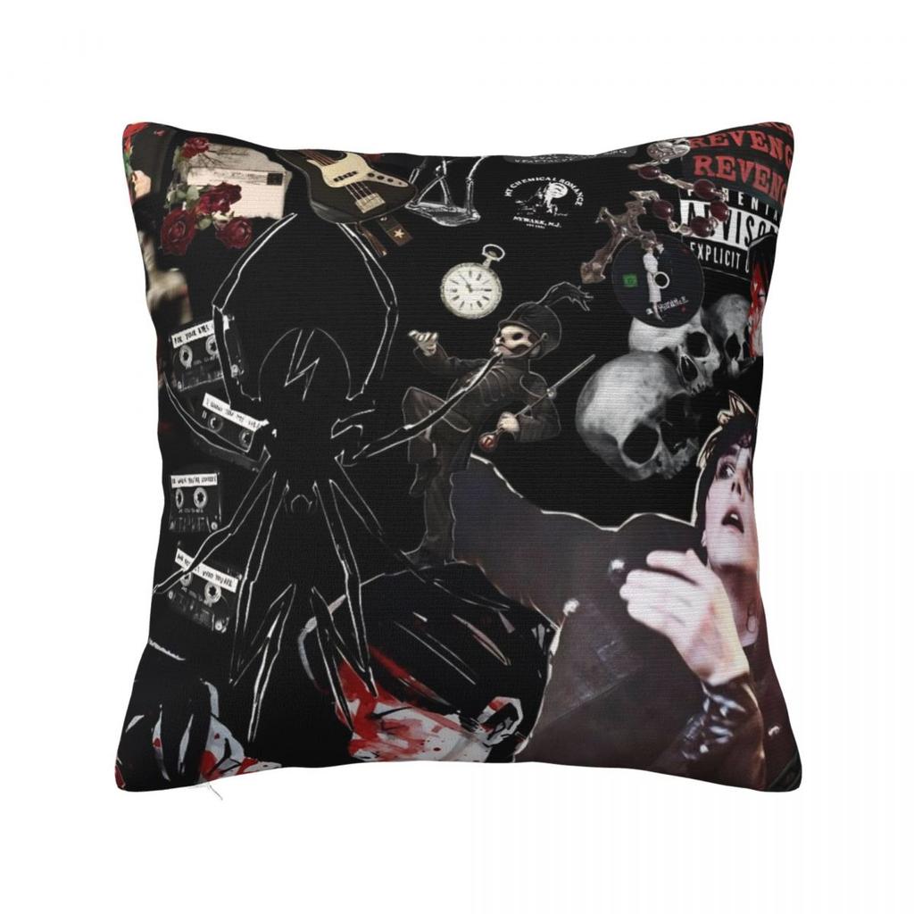 Pillow Cover My Chemical Romance MCR Music Band Design Cushion Cover Pillow Case For Office Car Home Decorative Pillowcases